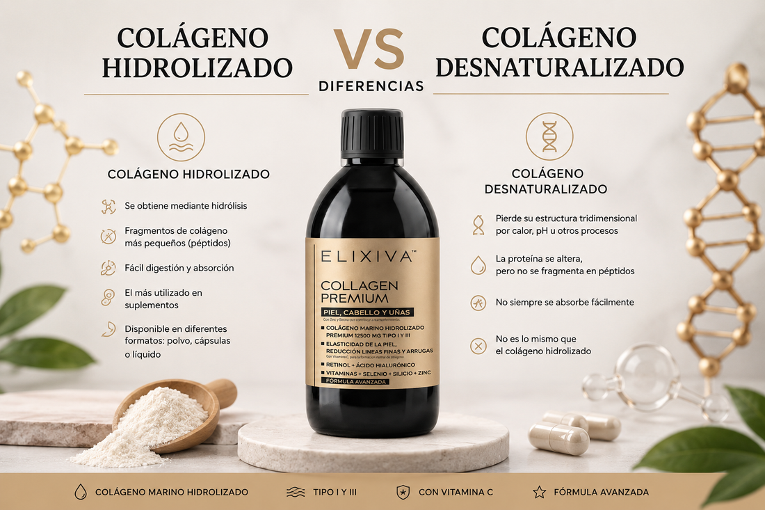 Colágeno Hidrolizado o Desnaturalizado: ¿Cuál Es la Diferencia?