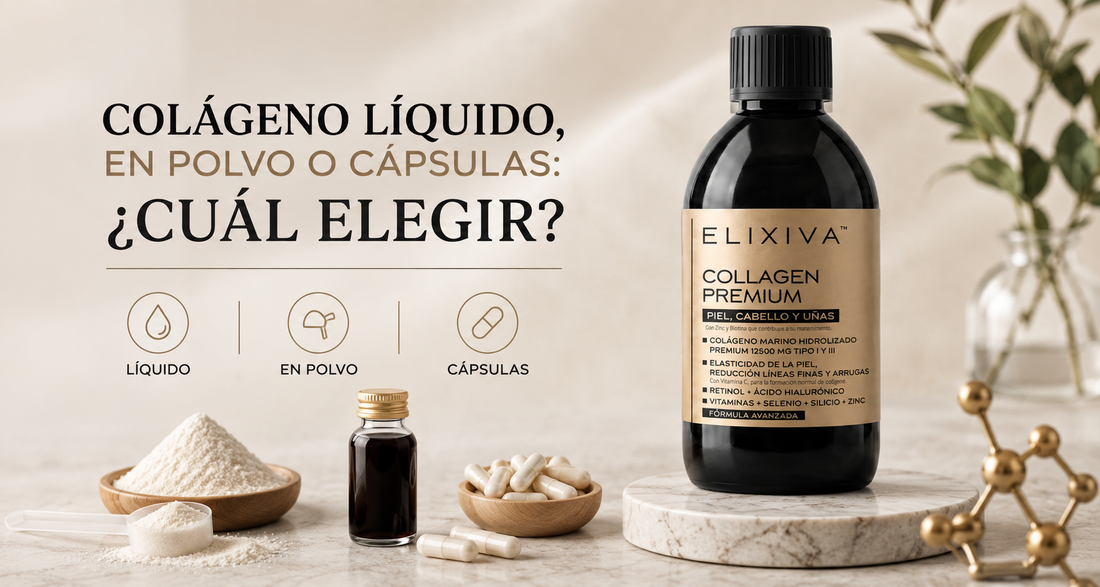 Colágeno Líquido, en Polvo o Cápsulas: ¿Cuál Elegir?