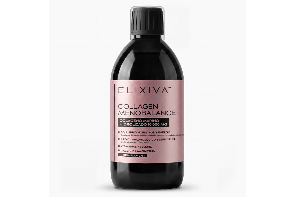 ELIXIVA MenoBalance, colágeno líquido para una rutina de bienestar durante la menopausia